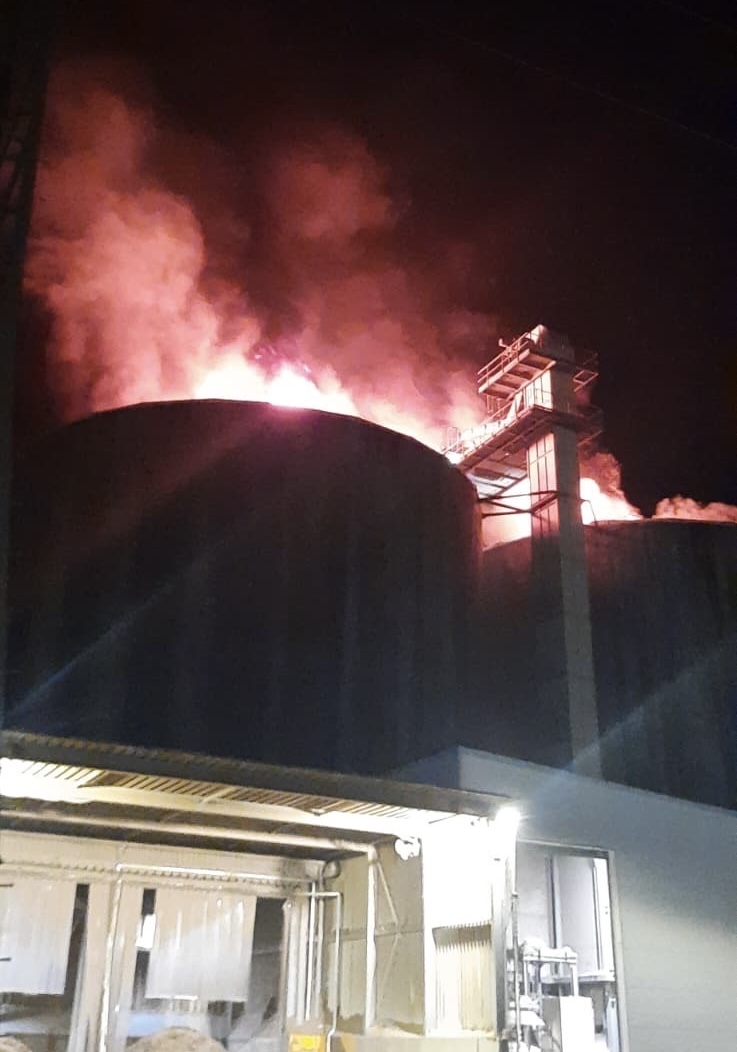 Einsatzfoto Industriebrand