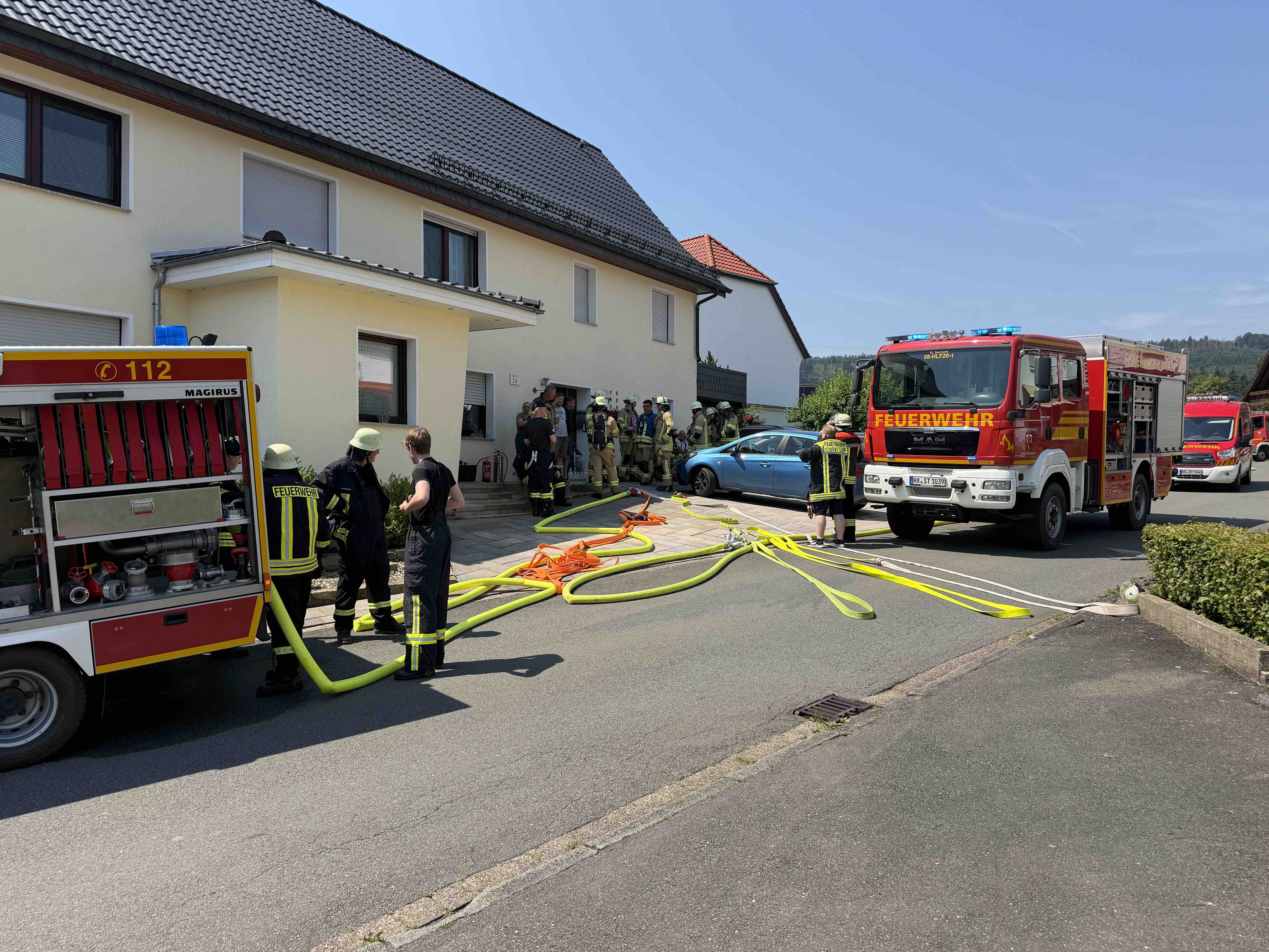 Einsatzfoto Kellerbrand