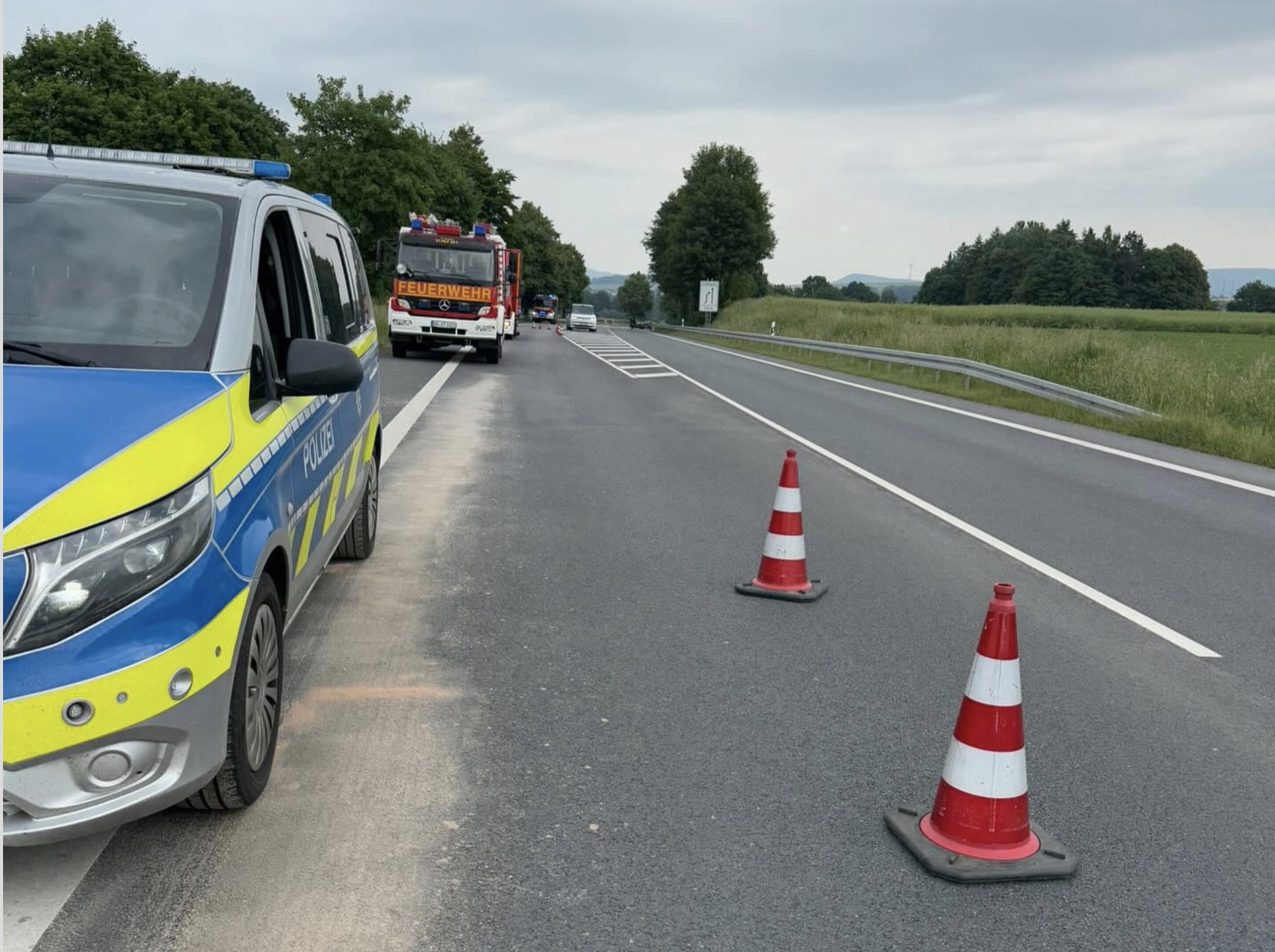 Einsatzfoto Ölspur
