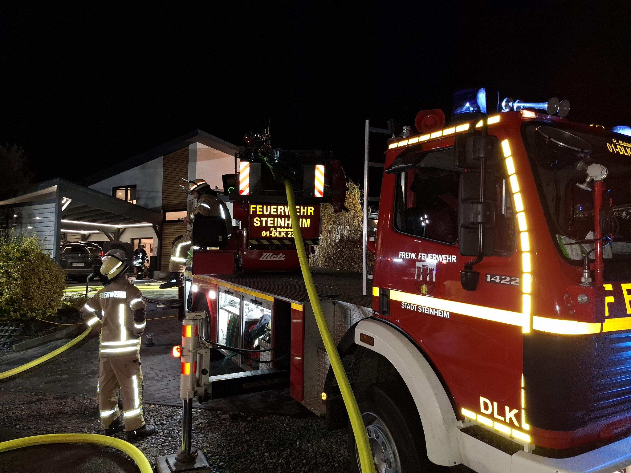 Einsatzfoto Dachstuhlbrand