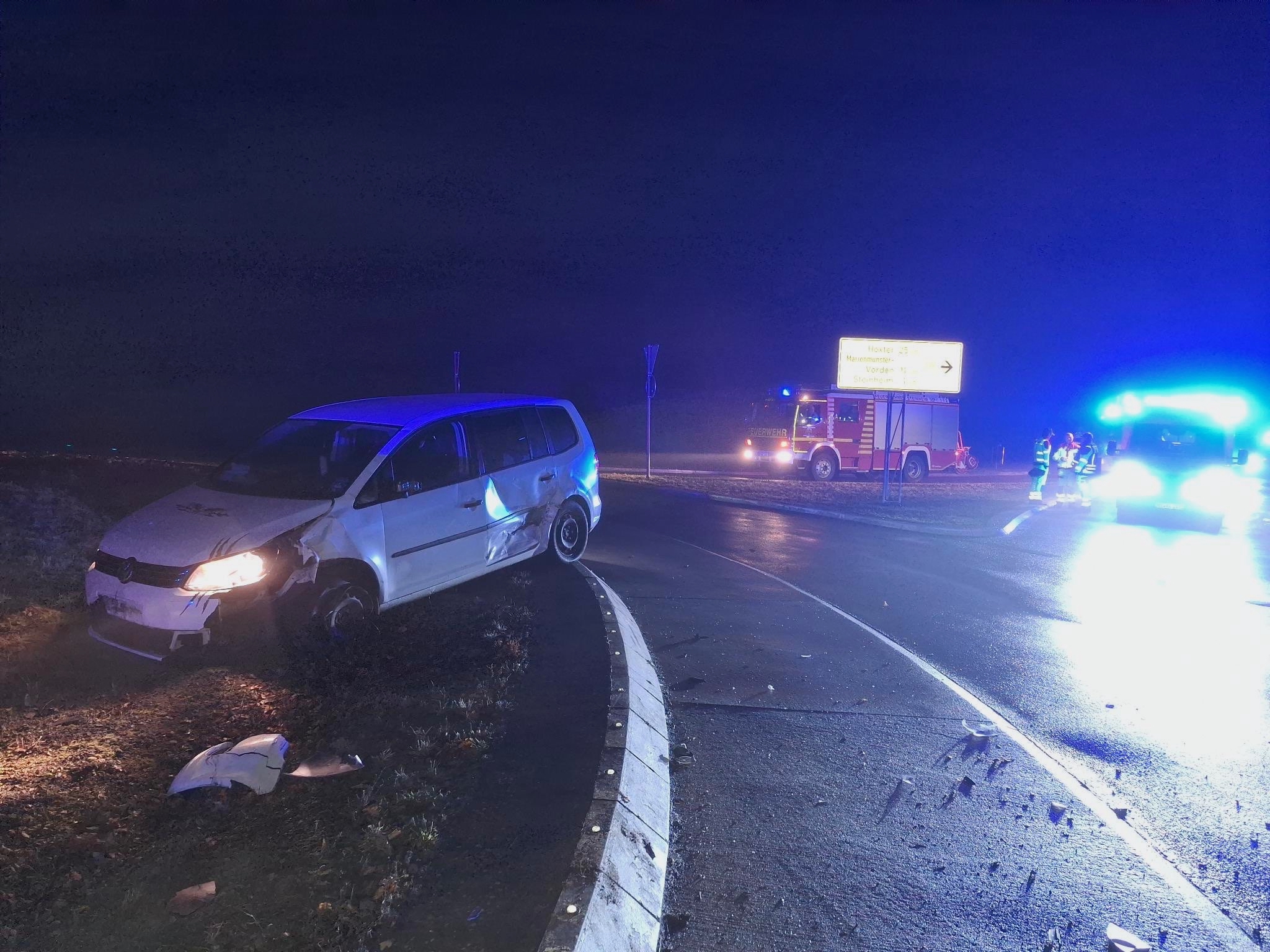 Einsatzfoto Verkehrsunfall mit ...